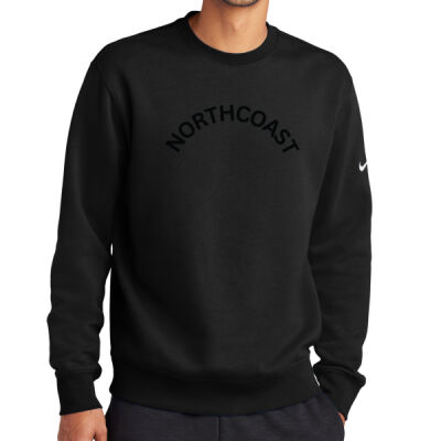 Nike Club Fleece Sleeve Swoosh Crew Thumbnail