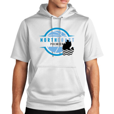 Sport-Tek Sport-Wick ® Fleece Short Sleeve Hooded Pullover Thumbnail