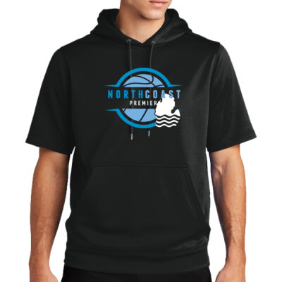 Sport-Tek ® Sport-Wick ® Fleece Short Sleeve Hooded Pullover Thumbnail