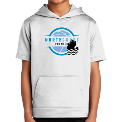 Sport-Tek Youth Fleece Short Sleeve Hooded Pullover Thumbnail