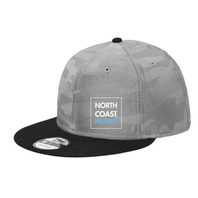 New Era Camo Flat Bill Snapback Hat Thumbnail